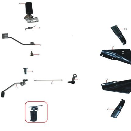 DD-250E-9B Ön Basamak Sol Komple