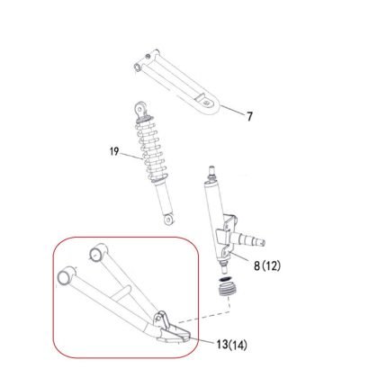 M210 Ön Alt Salıncak Sol