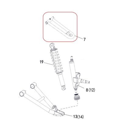 M210 Ön Üst Salıncak
