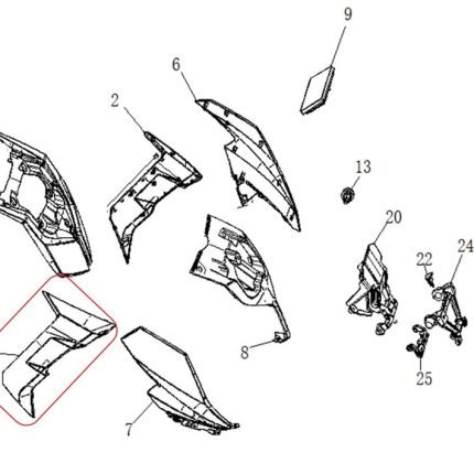 Xsuv 125 Ön Z Grenaj Sağ Mat Mavi
