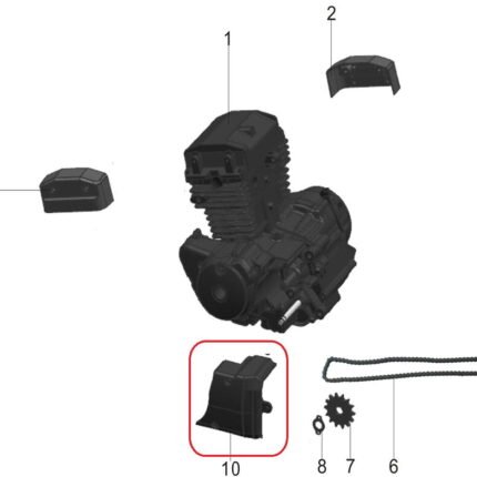 Daytona 400 Ön Dişli Kapağı