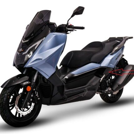 Max 125 Sol Ayak Basamağı Üst Grenaj Siyah