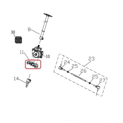 Promax 650L Direksiyon Orta birleştirme Sabitleme