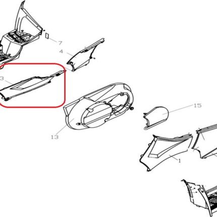 Promax 650L Gögüs Yan Kapak Ön Sağ Nardo Gri