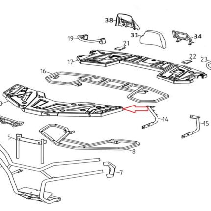 Promax 650L Ön Çamurluk Üst Grenaj