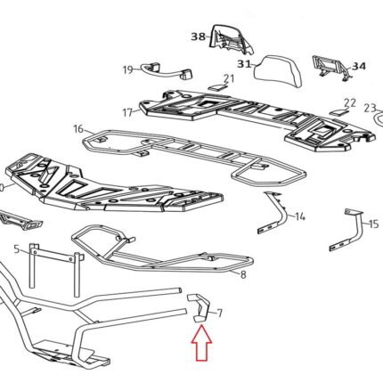 Promax 650L Ön Koruma Demiri Kapak Sol