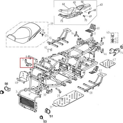 Promax 650L Ön Tampon İç Baglantı Sacı Sağ