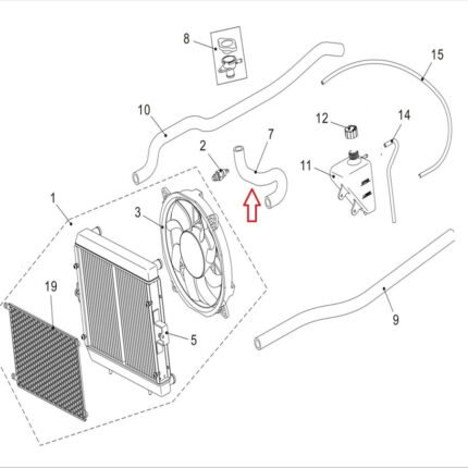 Promax 650L Radyatör Su Borusu 7 Numara !