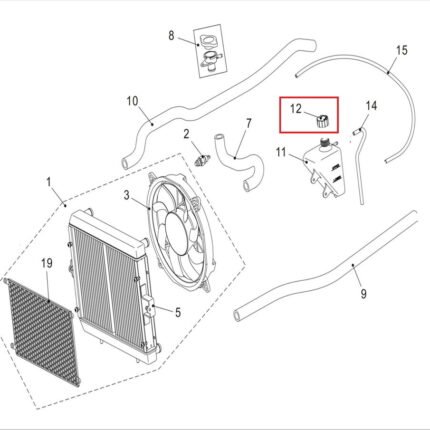 Promax 650L Radyatör Su Hazne Kapağı