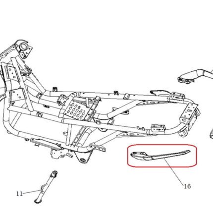 Xsuv 250 Arka Tutamak Sol