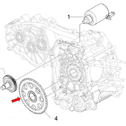 Xsuv 250 Marş Dişlisi
