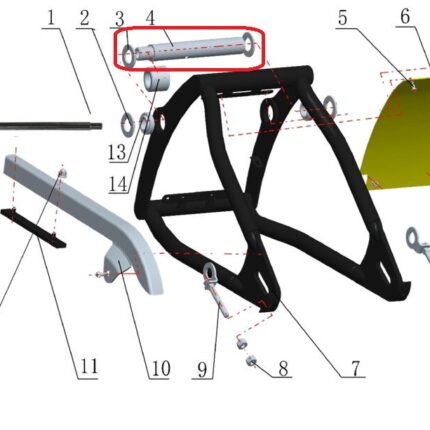 Daytona 125 Mafsal Mil Üst