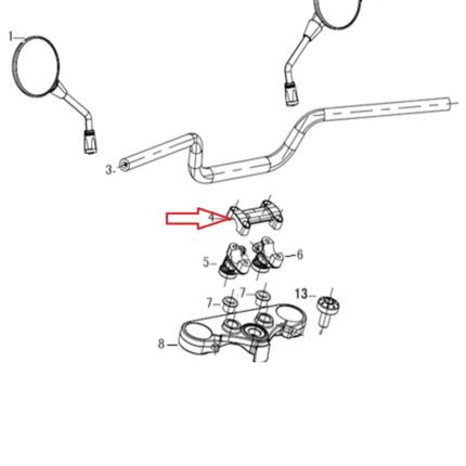 DY 250 Gidon Sabitleme Üst