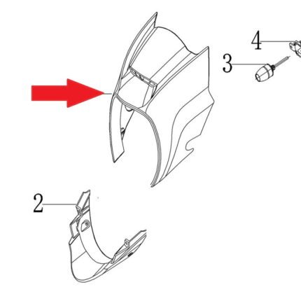 DY 250 Ön Far Grenajı Siyah