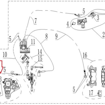 SPN 125 Arka Fren Kaliperi