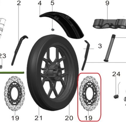 Pılder 250 Ön Disk Sağ